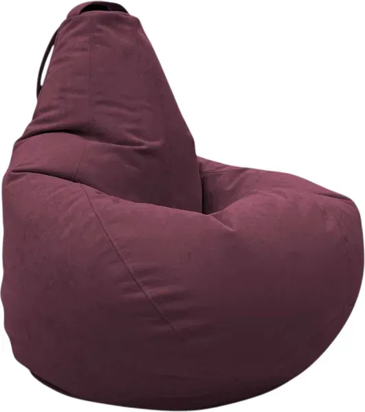 Кресло-мешок BeanBag Груша XXXL / GVPZ-130x95 (искусственная замша 8 Wine)