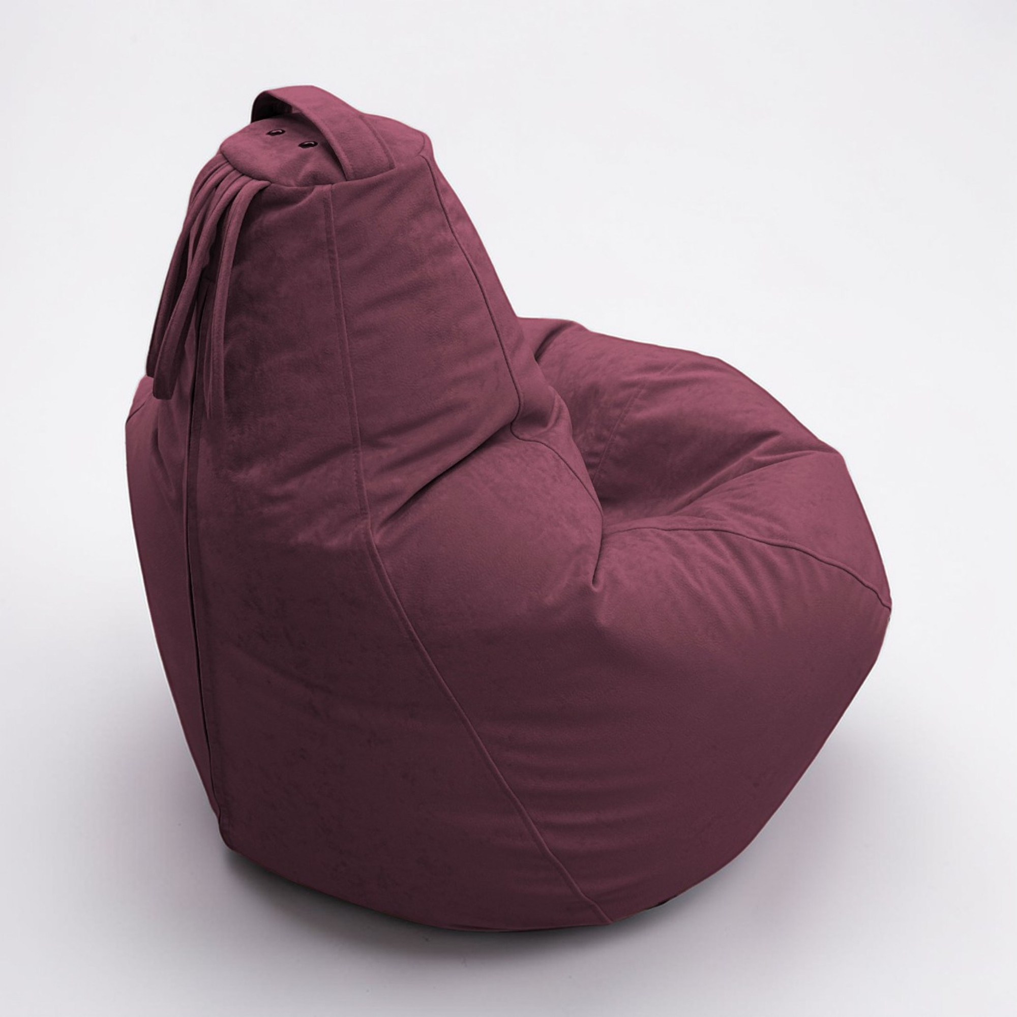 Кресло-мешок BeanBag Груша XXXL / GVPZ-130x95 (искусственная замша 8 Wine) — фото 6