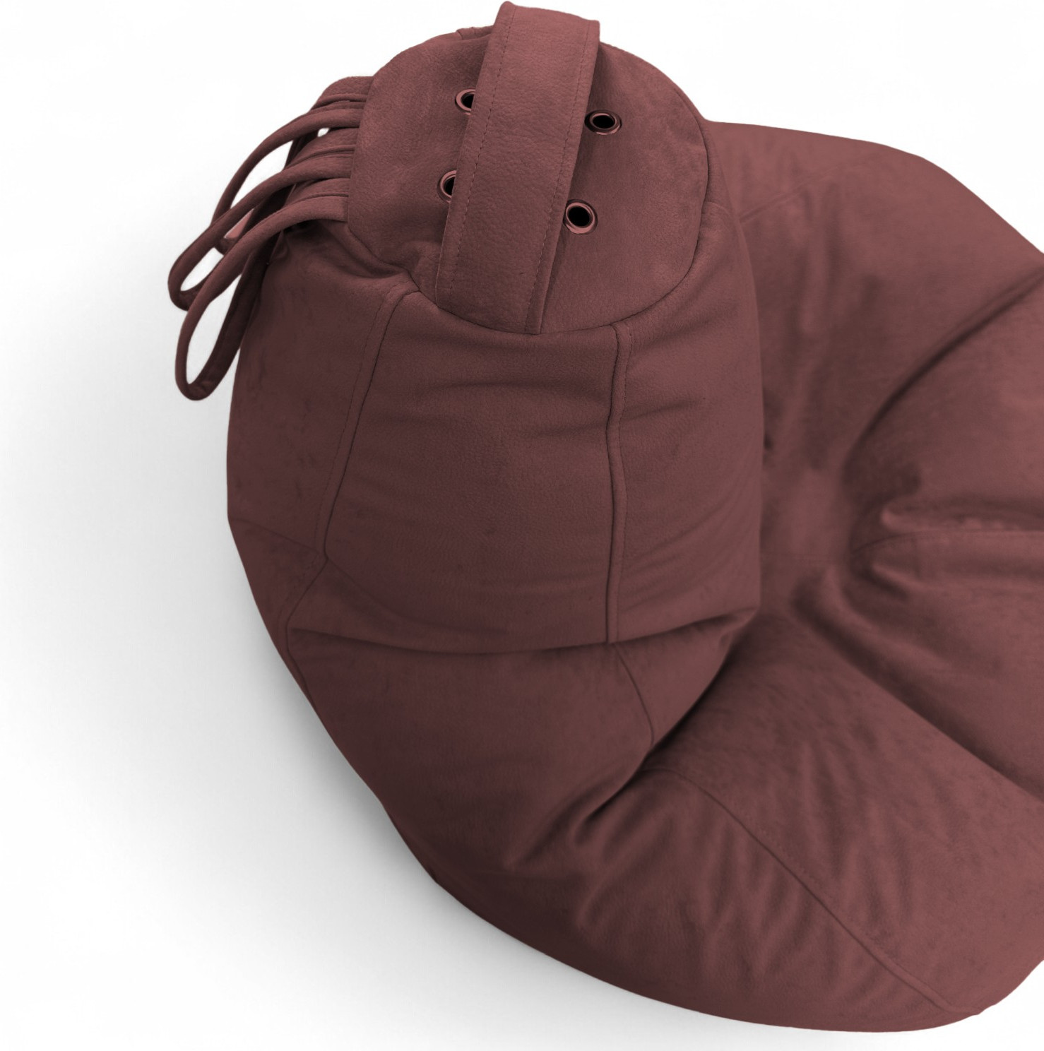 Кресло-мешок BeanBag Груша XXXL / GVPZ-130x95 (искусственная замша 10 Rust) — фото 5