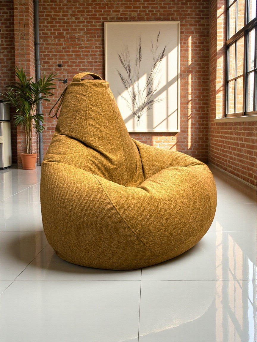 Кресло-мешок BeanBag Груша XXL / GVP-125x85 (микровелюр 7 Honey) — фото 6