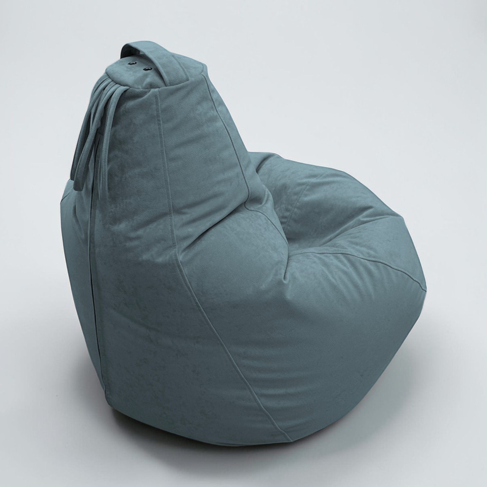 Кресло-мешок BeanBag Груша XXXL / GVPZ-130x95 (искусственная замша 16 Sea) — фото 6