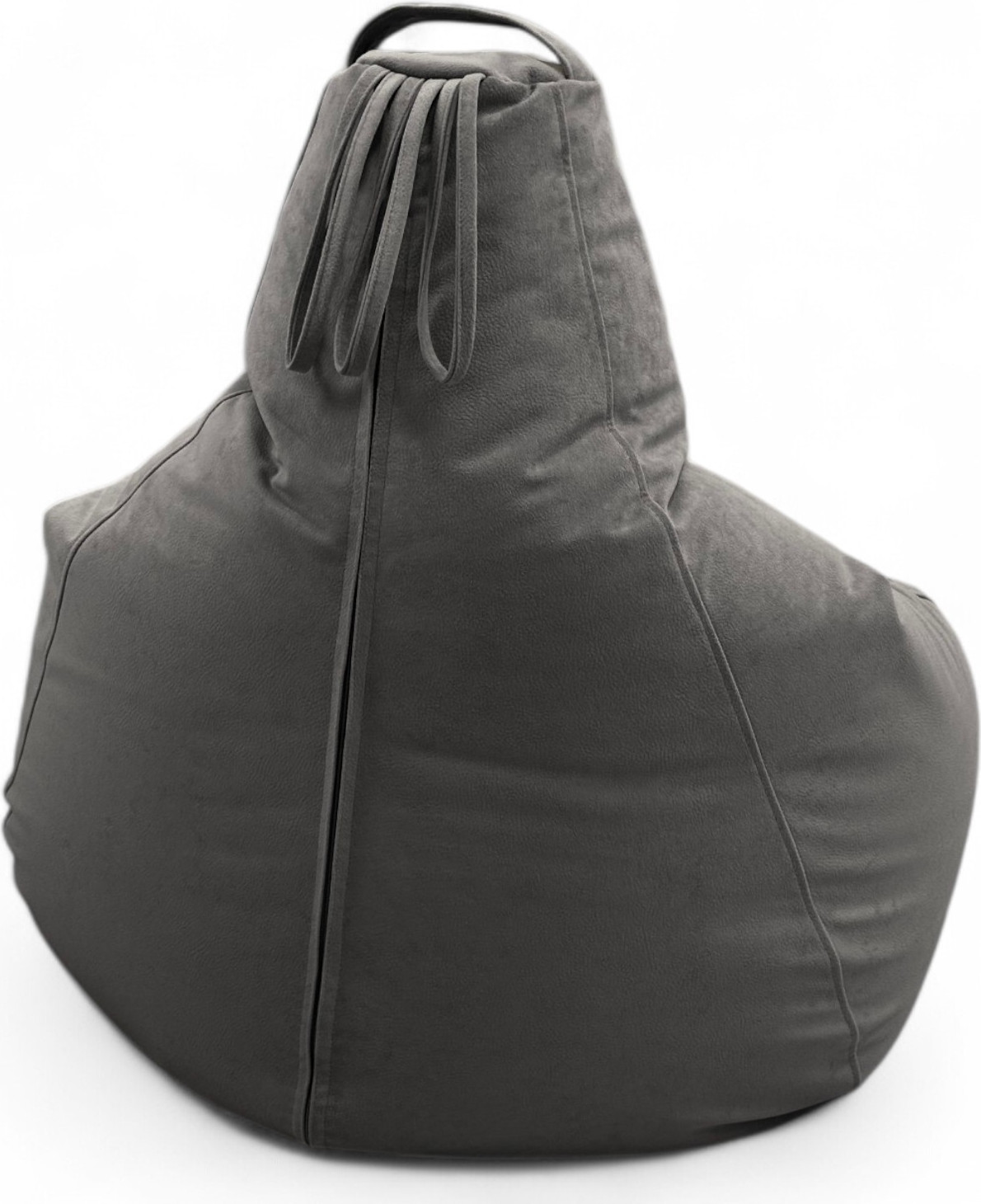 Кресло-мешок BeanBag Груша XXXL / GVPZ-130x95 (искусственная замша 20 Grey) — фото 4
