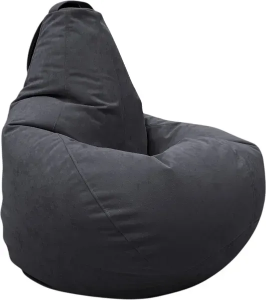 Кресло-мешок BeanBag Груша XXXL / GVPZ-130x95 (искусственная замша 21 Graphite)