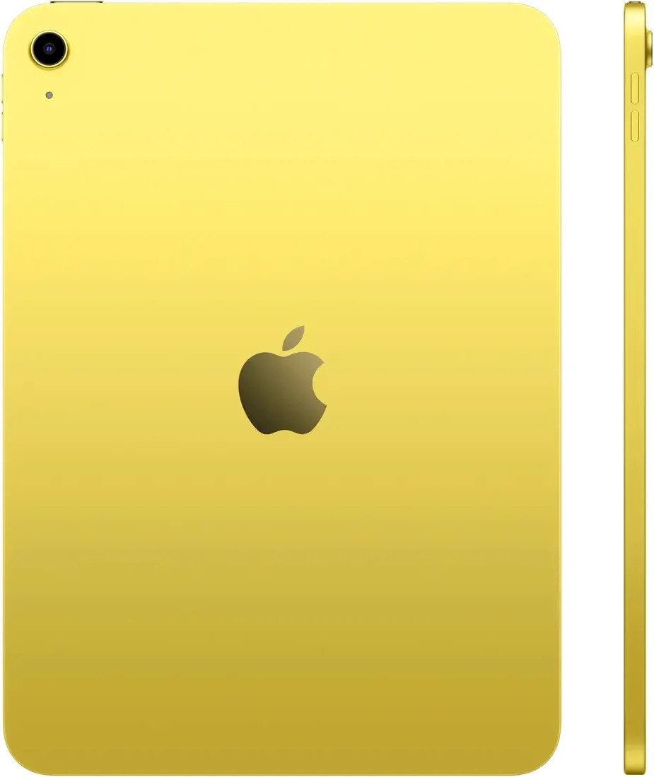 Планшет Apple iPad 11 2025 128GB Wi-Fi A3354 / MD4D4 (желтый) — фото 2