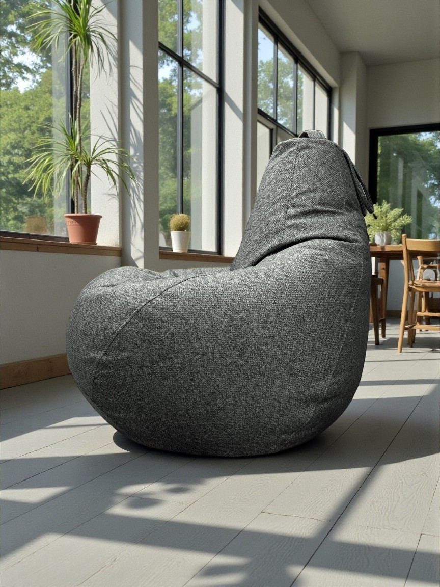 Кресло-мешок BeanBag Груша XXL / GVP-125x85 (микровелюр 14 Dove) — фото 5