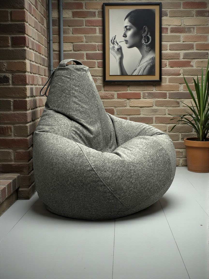 Кресло-мешок BeanBag Груша XXL / GVP-125x85 (микровелюр 12 Granite) — фото 6
