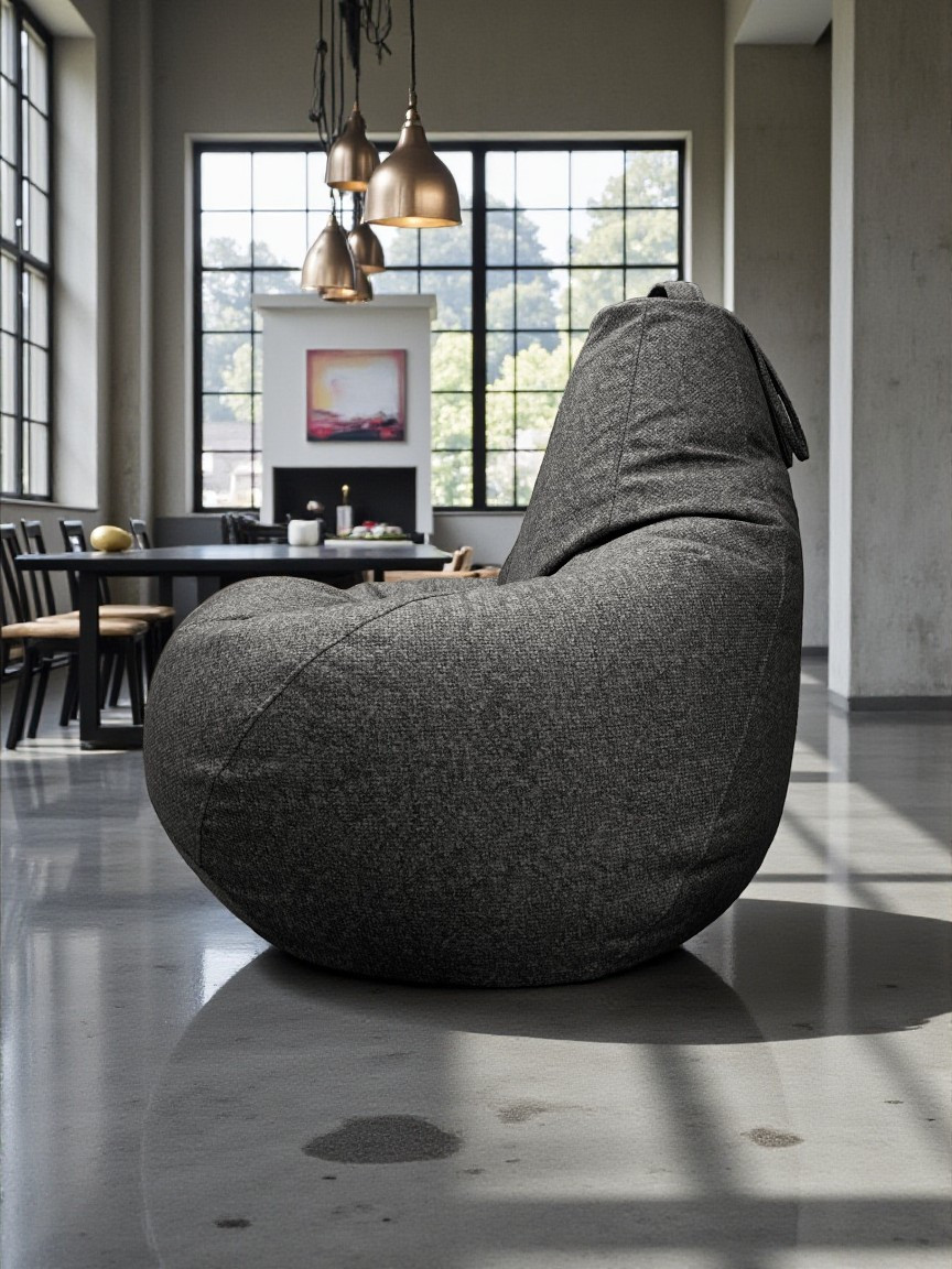 Кресло-мешок BeanBag Груша XXL / GVP-125x85 (микровелюр 10 Mouse) — фото 5