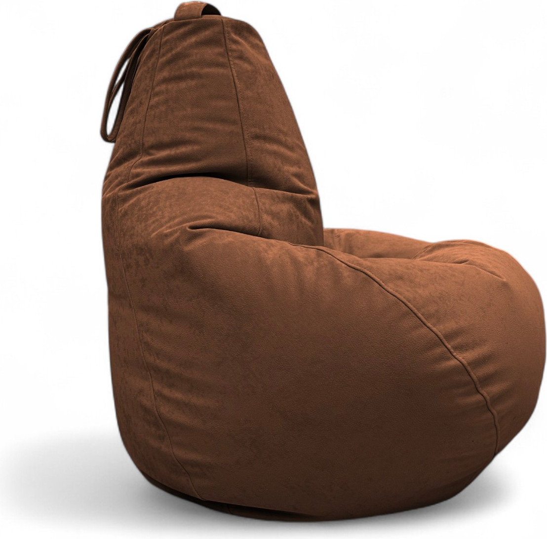 Кресло-мешок BeanBag Груша XXXXL / GVPZ-140x100 (искусственная замша 13 Toffe) — фото 6