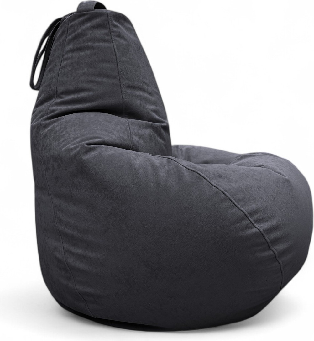 Кресло-мешок BeanBag Груша XXXXL / GVPZ-140x100 (искусственная замша 21 Graphite) — фото 6