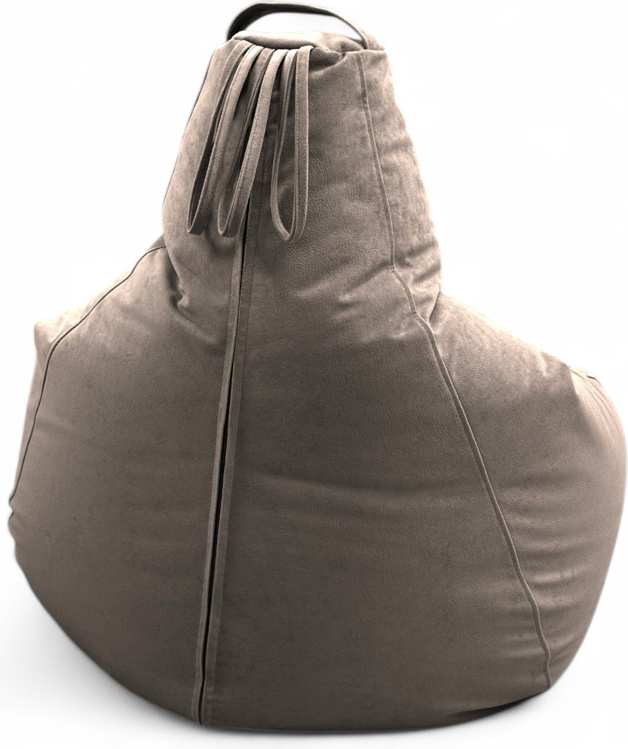 Кресло-мешок BeanBag Груша Царский / GVPZ-160x110 (искусственная замша 3 Cappuccino) — фото 4