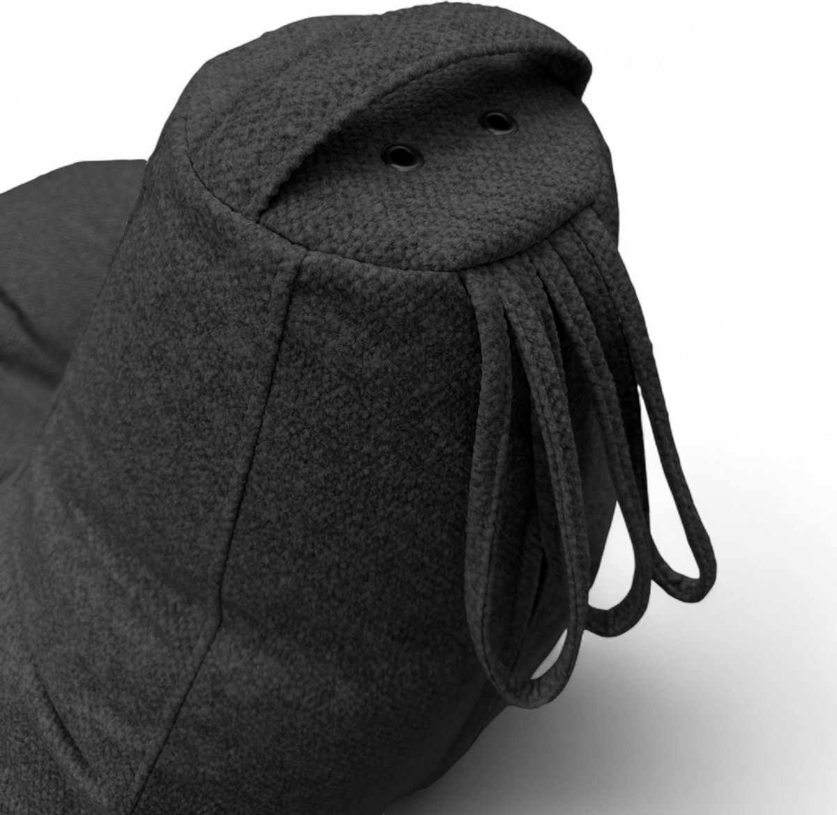 Кресло-мешок BeanBag Груша XXL / GVP-125x85 (микровелюр 9 Dark Grey) — фото 2