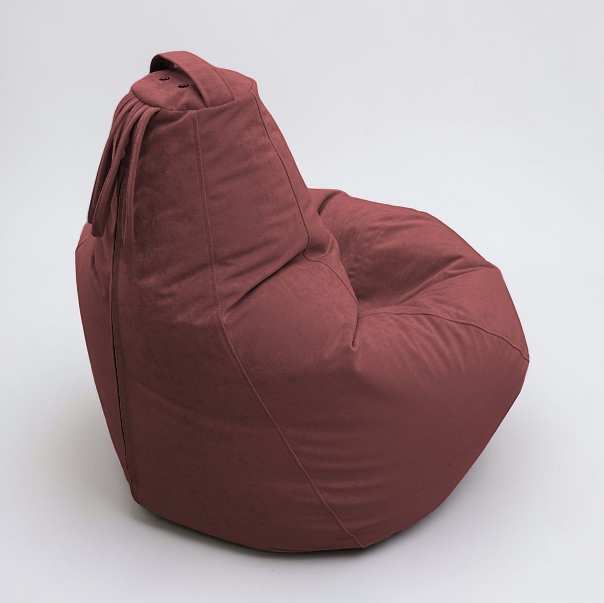 Кресло-мешок BeanBag Груша Царский / GVPZ-160x110 (искусственная замша 10 Rust) — фото 4