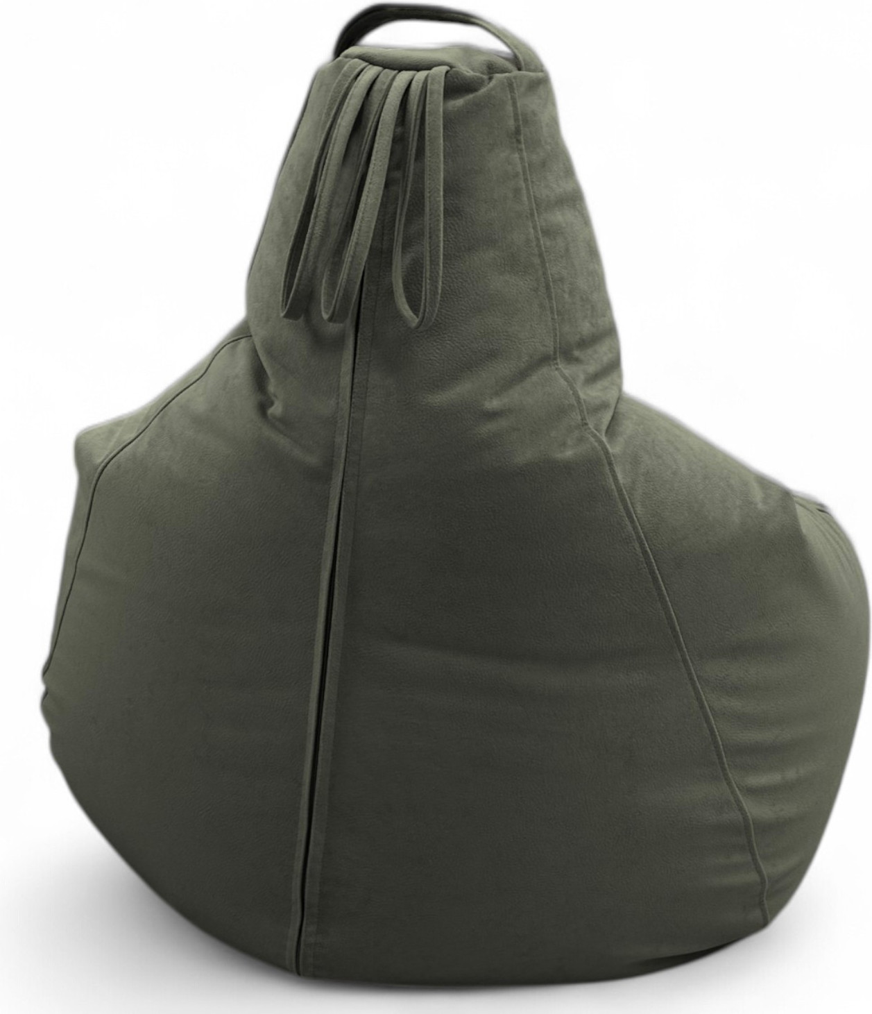 Кресло-мешок BeanBag Груша Царский / GVPZ-160x110 (искусственная замша 14 Dark Green) — фото 3
