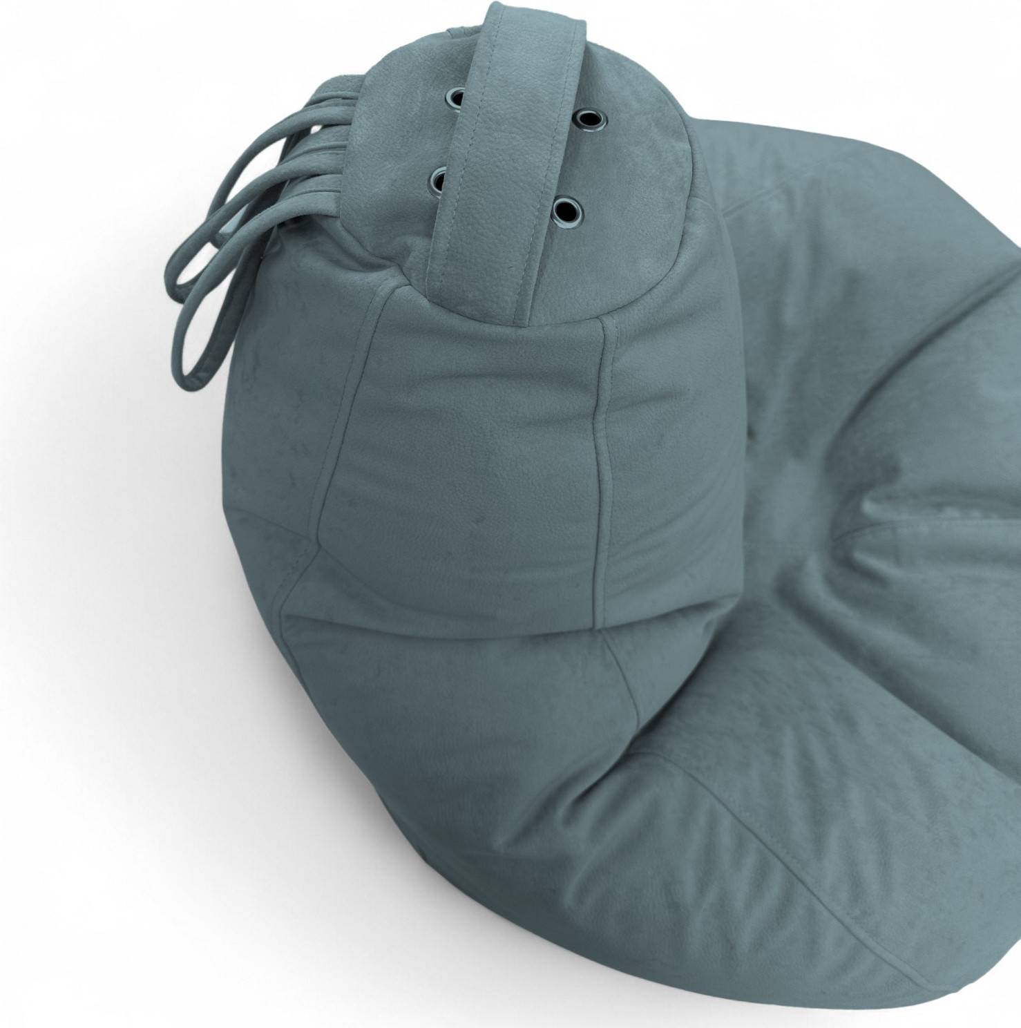 Кресло-мешок BeanBag Груша Царский / GVPZ-160x110 (искусственная замша 15 Mint) — фото 6