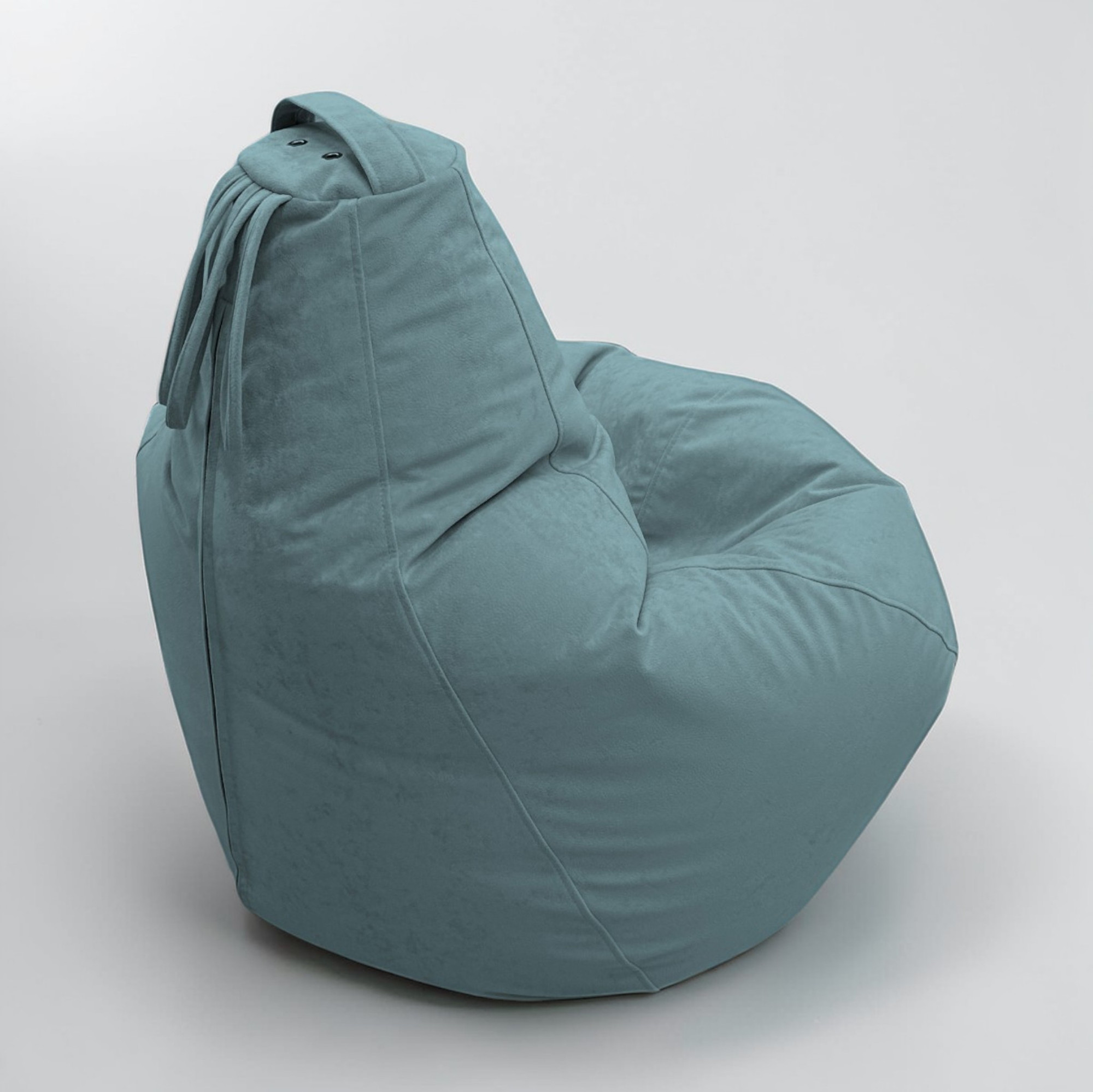 Кресло-мешок BeanBag Груша Царский / GVPZ-160x110 (искусственная замша 15 Mint) — фото 4