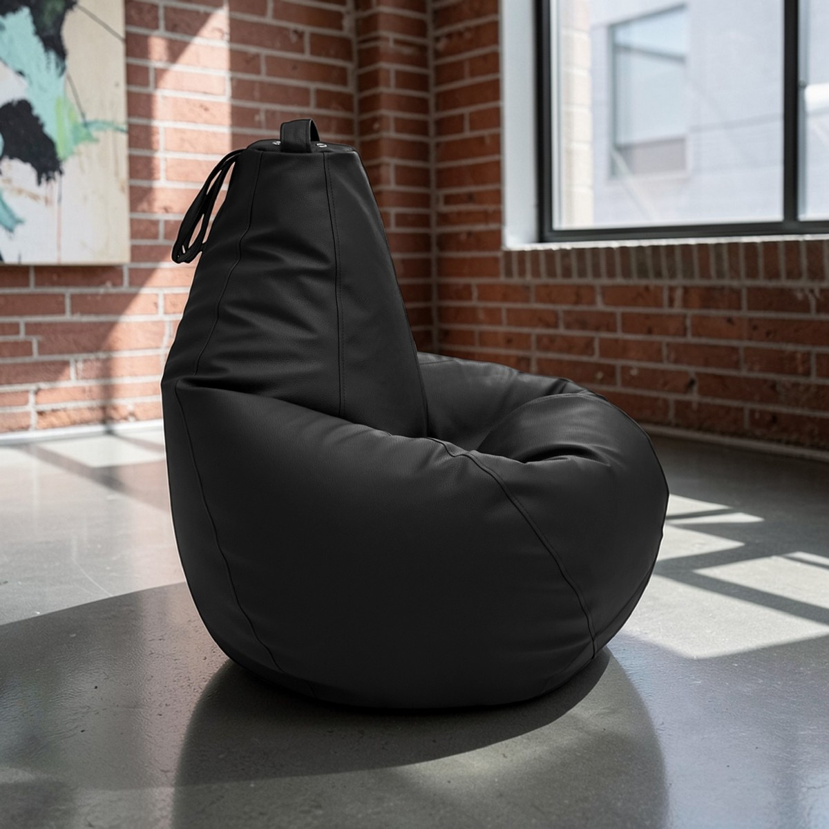 Кресло-мешок BeanBag Груша XXL / GVPK-125x85 (искусственная кожа 280 Caviar) — фото 6