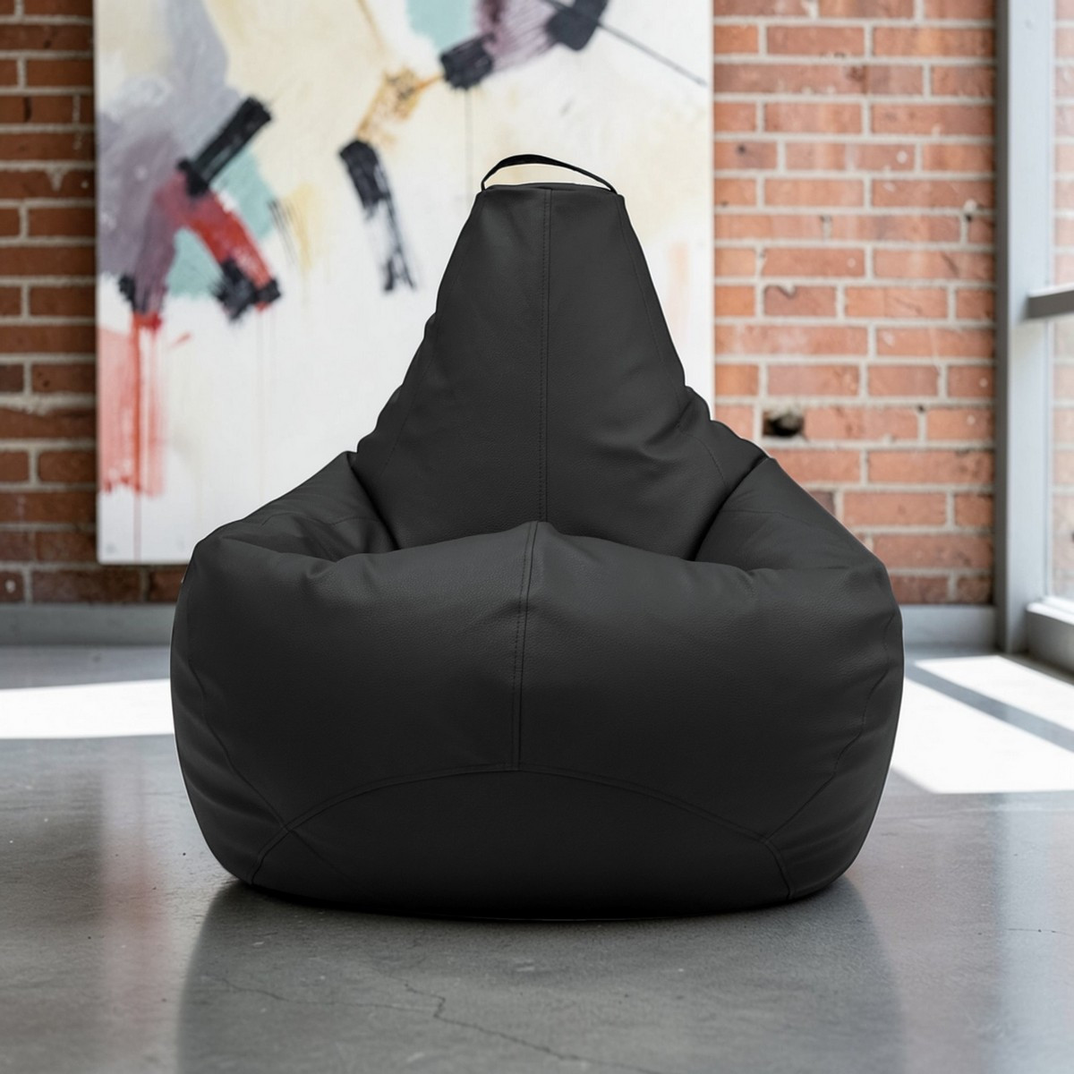 Кресло-мешок BeanBag Груша XXXXL / GVPK-140x100 (искусственная кожа 280 Caviar) — фото 6