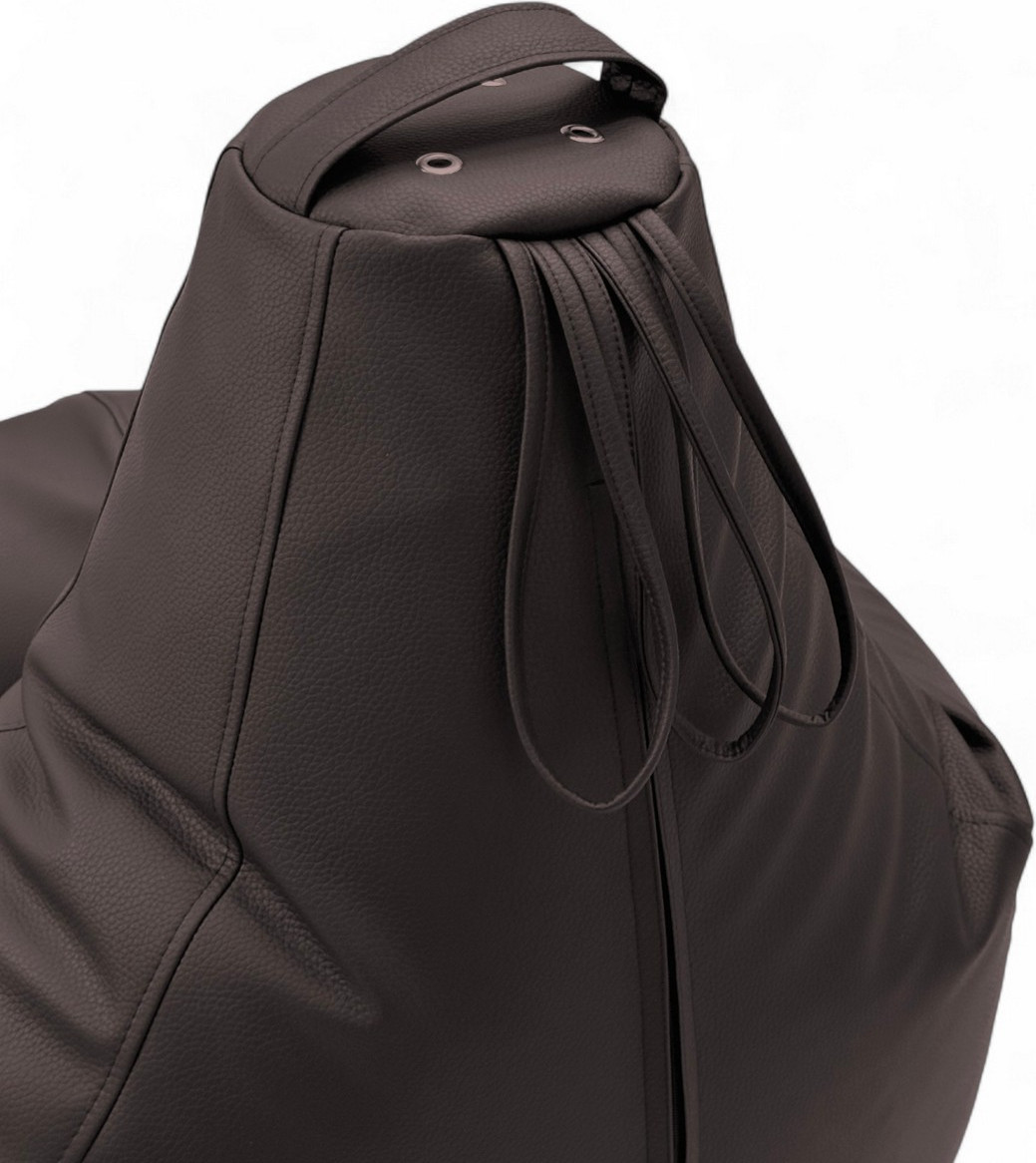 Кресло-мешок BeanBag Груша Царский / GVPK-160x110 (искусственная кожа 289 Chocolate Tort) — фото 4