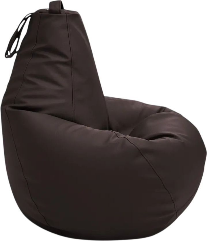 Кресло-мешок BeanBag Груша Царский / GVPK-160x110 (искусственная кожа 289 Chocolate Tort)