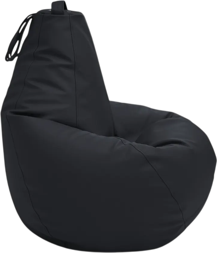 Кресло-мешок BeanBag Груша Царский / GVPK-160x110 (искусственная кожа 880 Dark Shadow)