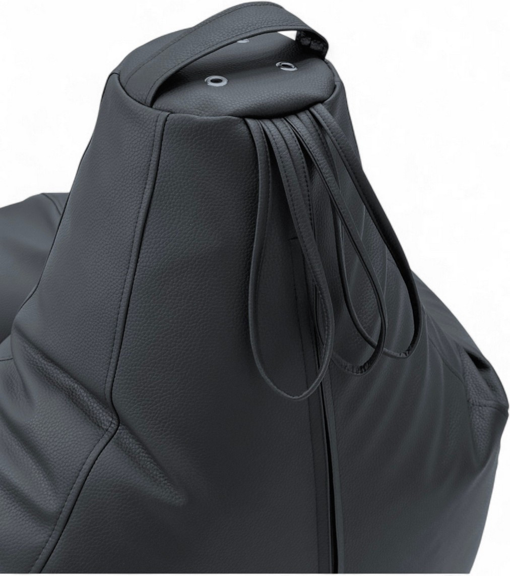 Кресло-мешок BeanBag Груша Царский / GVPK-160x110 (искусственная кожа 880 Dark Shadow) — фото 4
