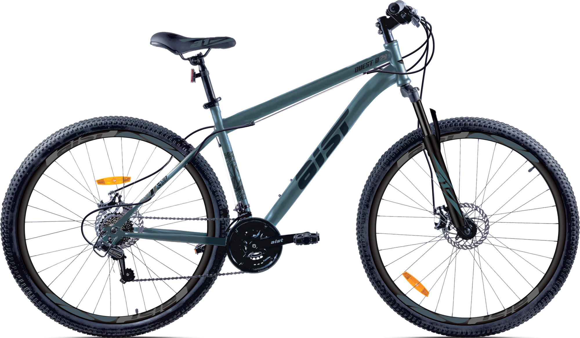Велосипед AIST Quest Disc 29 2026 (19.5, синий, разобранный, в коробке)