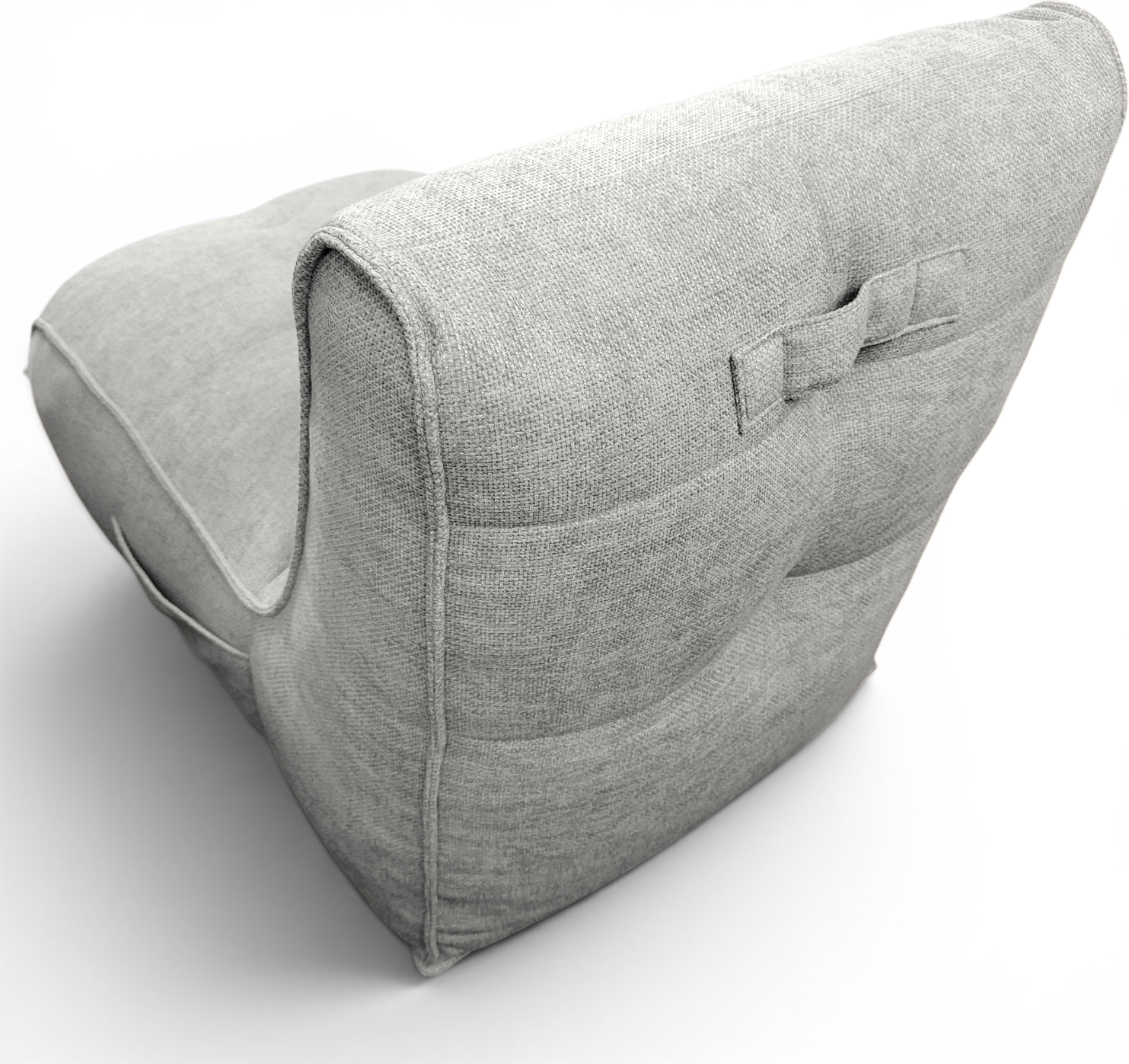 Кресло-мешок BeanBag Dream / LP-65x80x125 (шенилл 229 Steel) — фото 2
