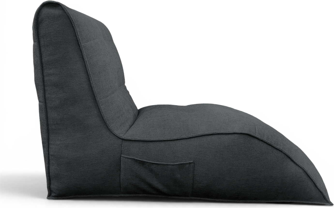 Кресло-мешок BeanBag Dream / LP-65x80x125 (шенилл 219 Graphite) — фото 5