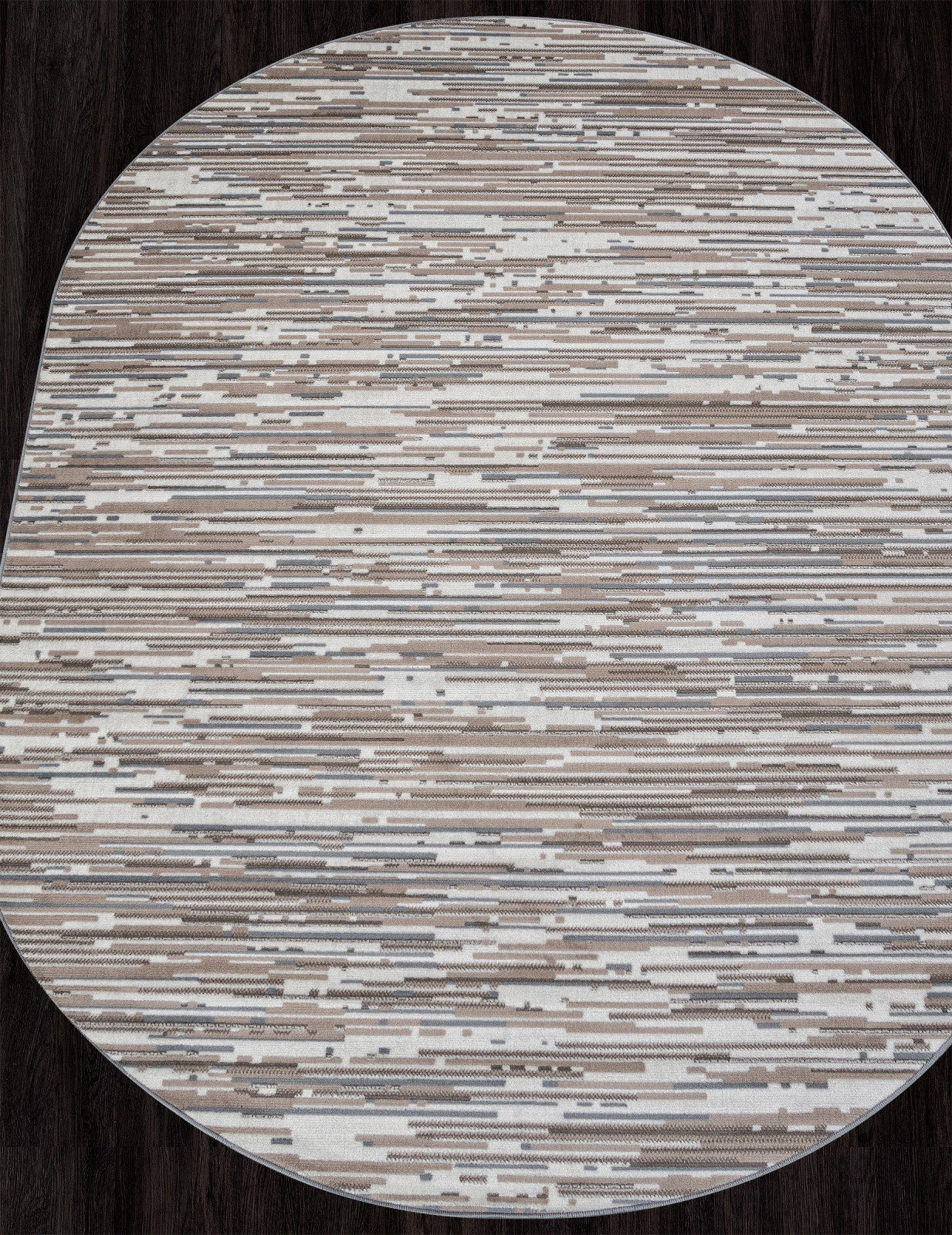Ковер Merinos Sierra F352-OVAL-CREAM-BLUE (1.5x4) — фото 4