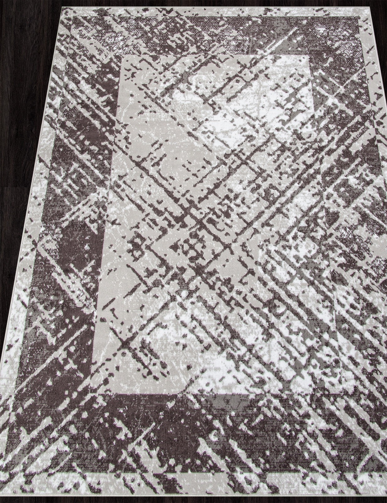 Ковер Merinos Silver F391-STAN-GRAY (1.5x3) — фото 4