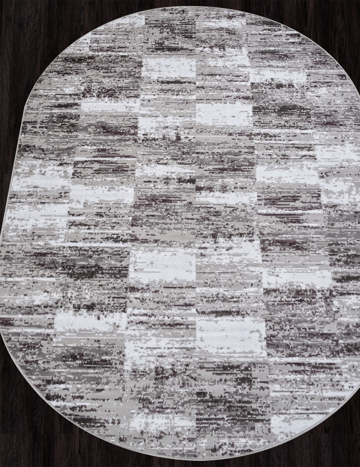 Ковер Merinos Silver F394-OVAL-GRAY (2x3) — фото 4