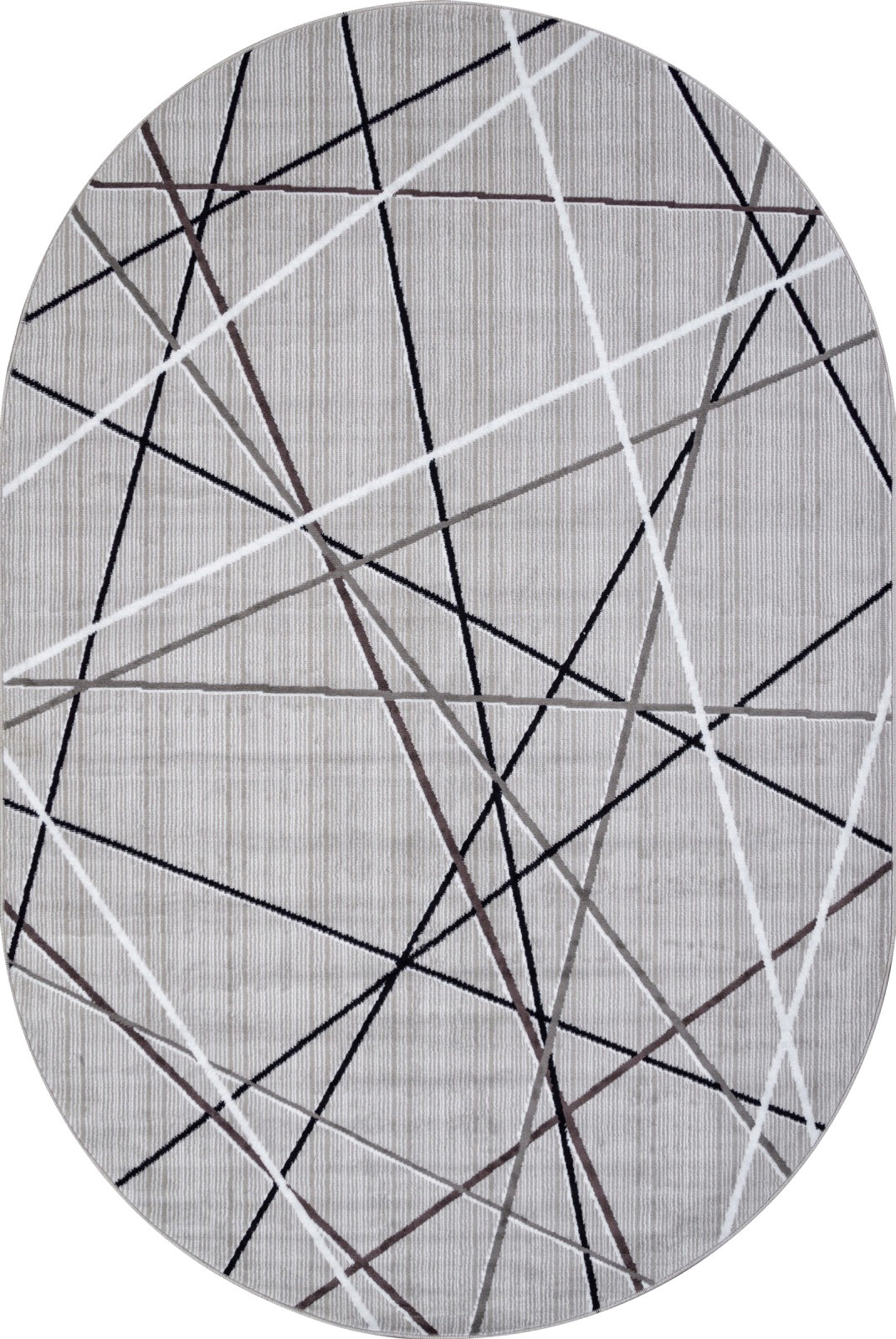 Коврик Merinos Silver F395-OVAL-GRAY (1.5x1.9)