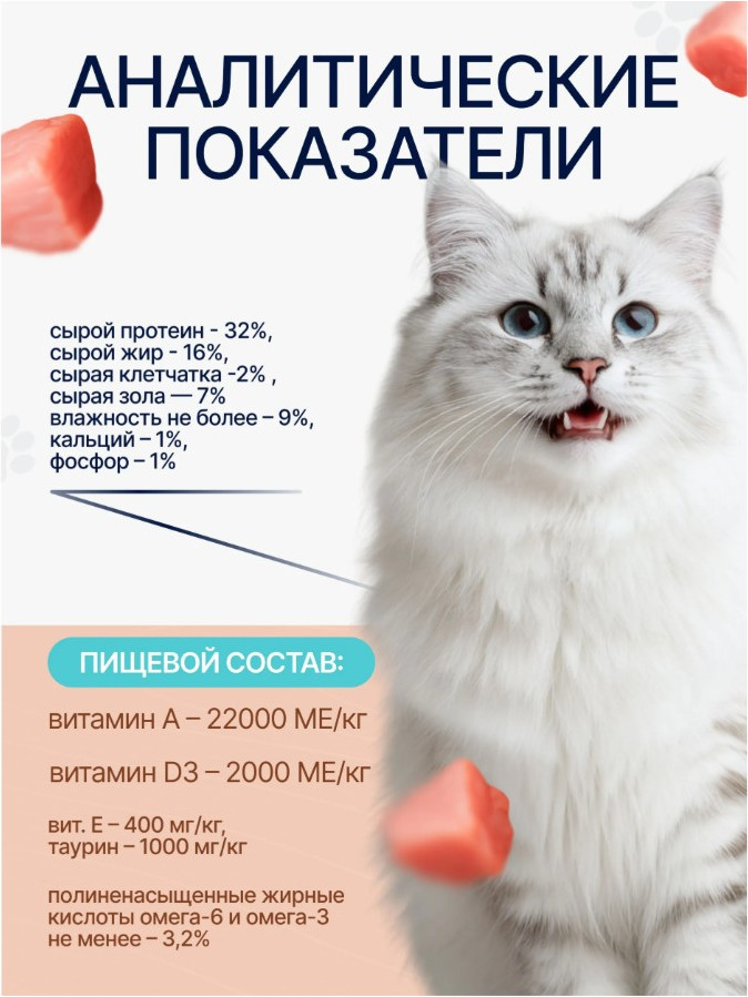 Сухой корм для кошек Ночной охотник Для стерилизованных. Индейка с клюквой (1.5кг) — фото 5