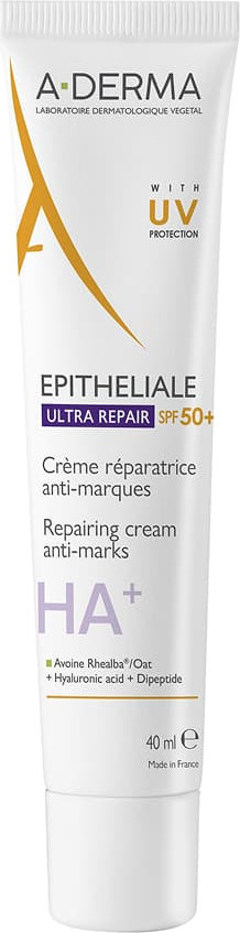 Крем для лица A-Derma Epitheliale Ultra Repair Восстанавливающий с SPF 50+ (40мл)
