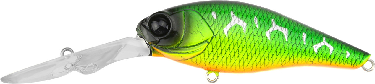 Воблер TSURIBITO Deep Chok 75f / W-111 Crack Chartreuse Tiger / 213807