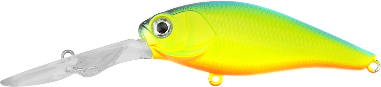 Воблер TSURIBITO Deep Chok 75f / 059 Blueback Chartreuse / 213808