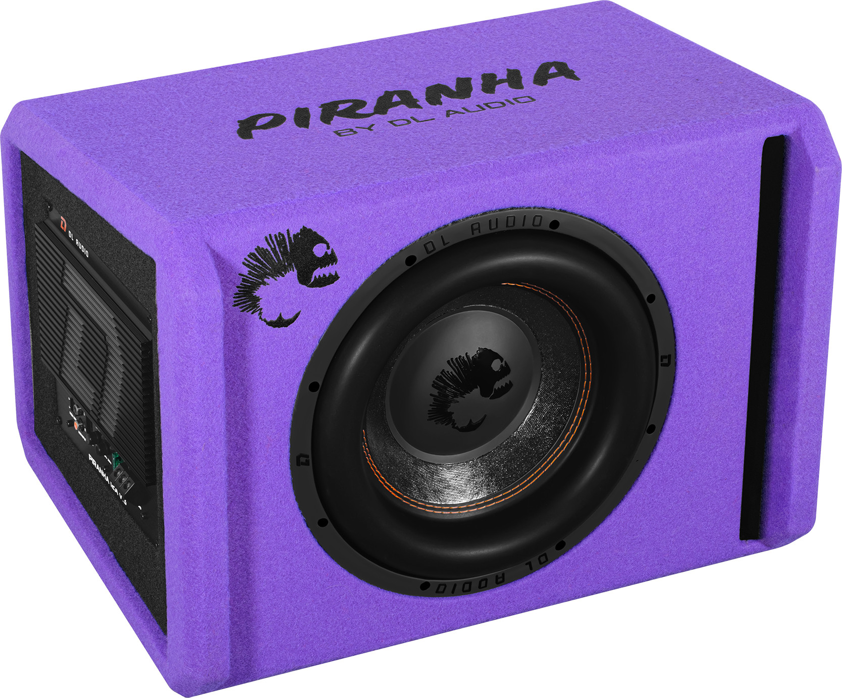Корпусной активный сабвуфер DL Audio Piranha 12A V3 (фиолетовый)