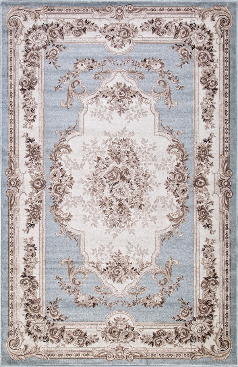 Ковер Merinos Valencia Deluxe 4015-STAN-L.BLUE-BROWN (2x3)