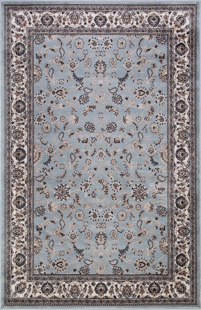 Ковер Merinos Valencia Deluxe d251-STAN-L.BLUE-BROWN (2.5x5)
