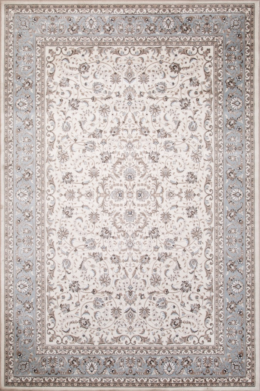 Ковер Merinos Valencia Deluxe F014-STAN-CREAM-L.BLUE (2x5)