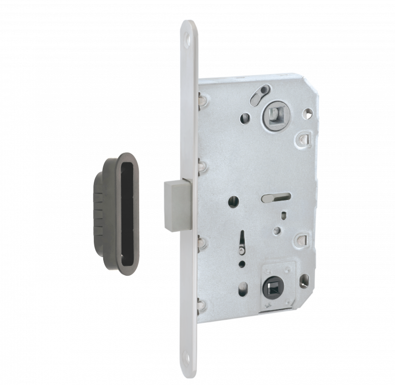 Защелка врезная Vettore WC 410 B-S Magnet MCP (матовый хром)