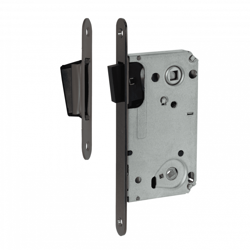 Защелка врезная Vettore WC 530 B-S Magnet MBP (черный матовый)