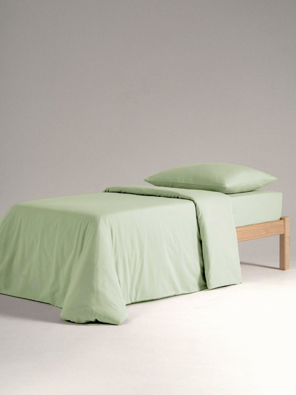 Комплект постельного белья Urban Family Лимонный крем 1.5сп 50x70 / 683 (на резинке)