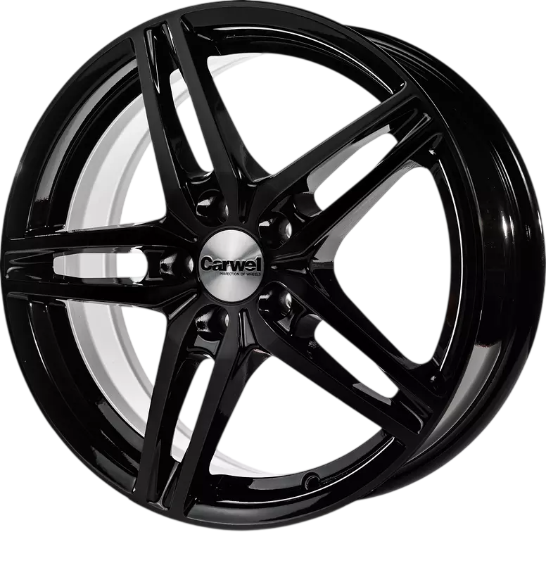 Литой диск Carwel Хумми 16x6.5" 5x114.3мм DIA 54.1мм ET 45мм BK