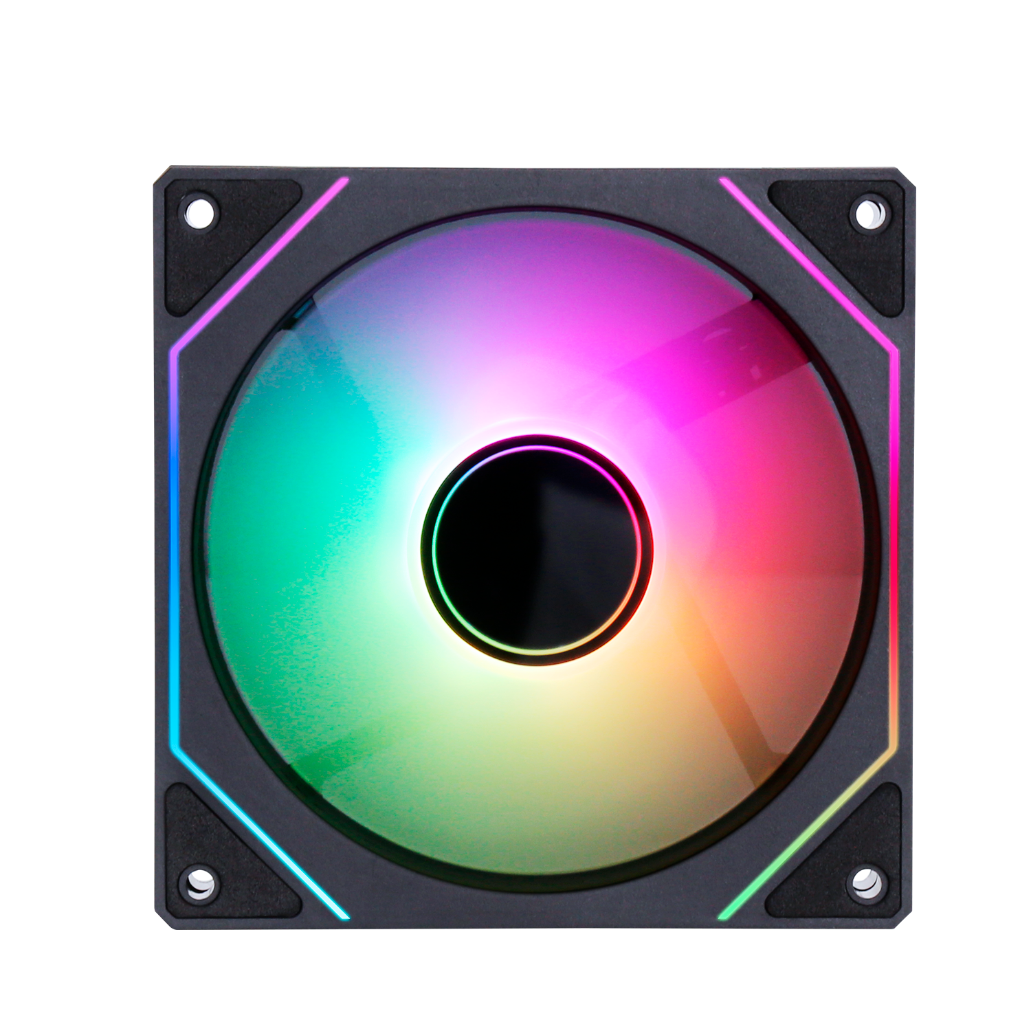 Вентилятор для корпуса Zone 51 Nebula Light 120FR 3pin ARGB / Z51-FAN-N2AFRBK (черный) — фото 4