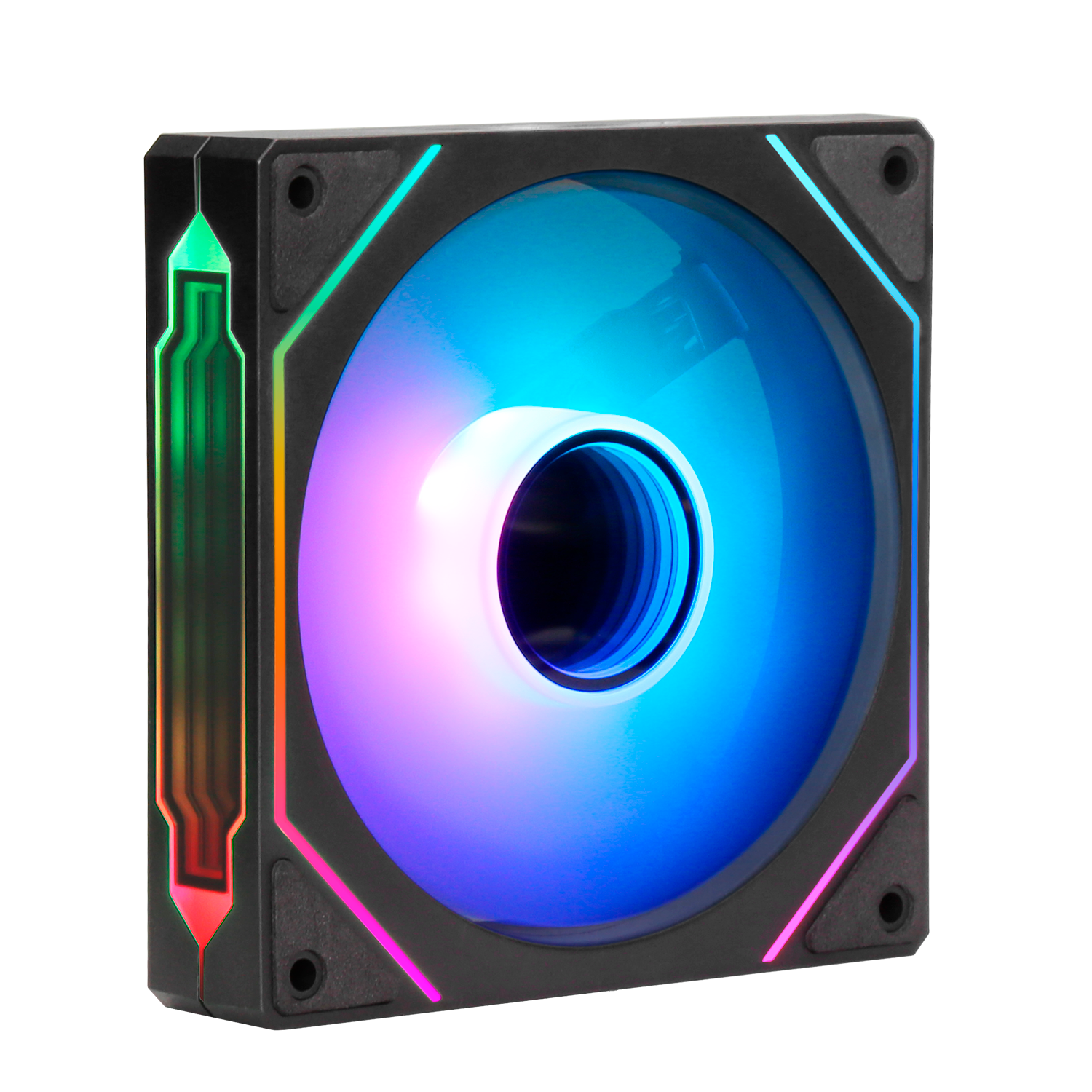 Вентилятор для корпуса Zone 51 Nebula Light 120FR 3pin ARGB / Z51-FAN-N2AFRBK (черный)