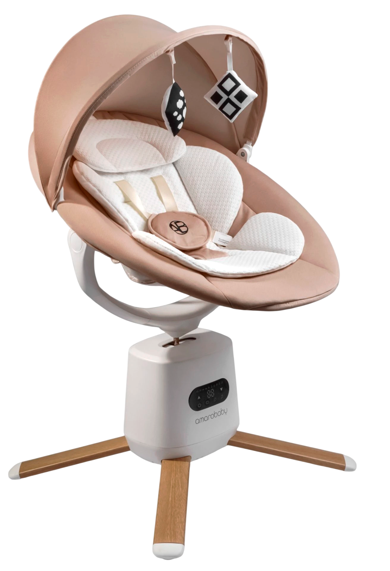 Качели для новорожденных Amarobaby Jolly swing | AB25-22JOLLY/0300 (бежевый)