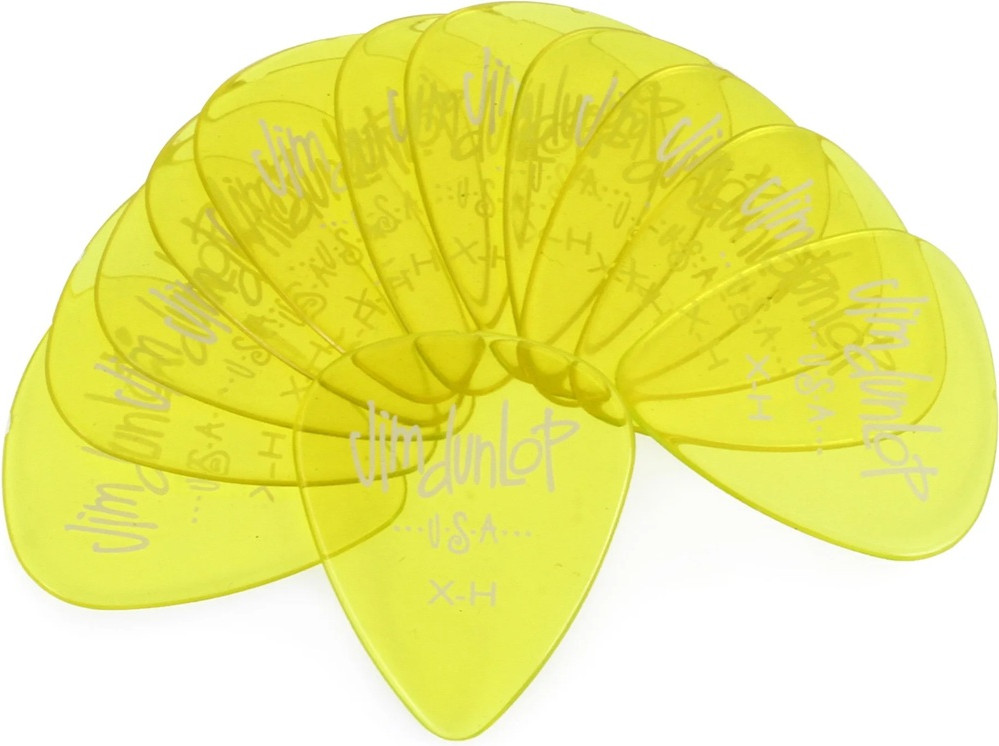 Набор медиаторов Dunlop Manufacturing 486RXH Gels-Yel-XHVY (72шт) — фото 2
