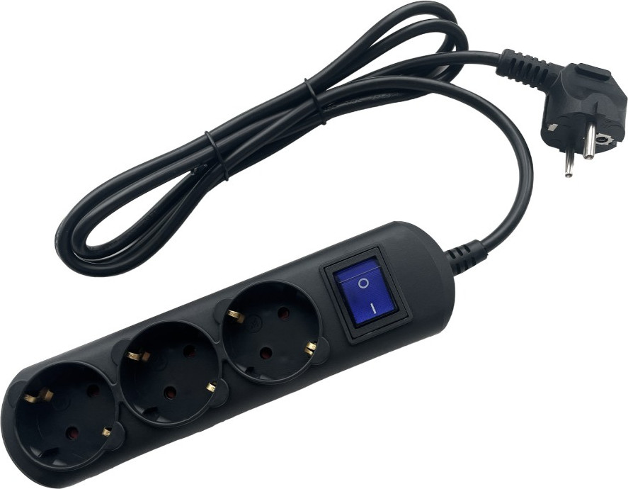Удлинитель Power Cube PC-7B-5M (черный)