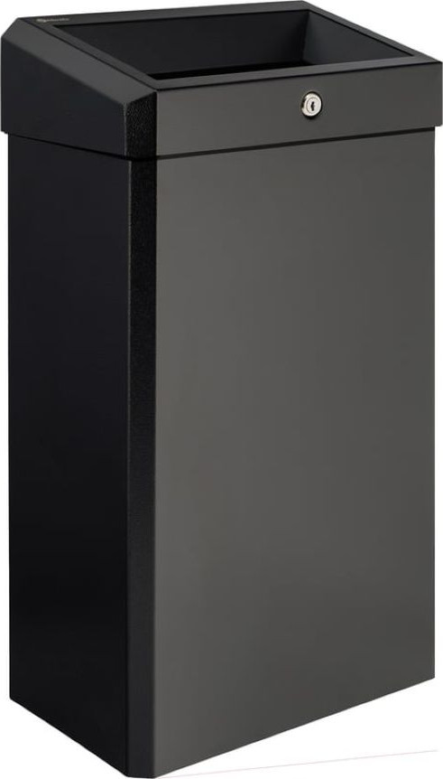 Мусорное ведро Merida Stella Black Slim KSC106 (черный)